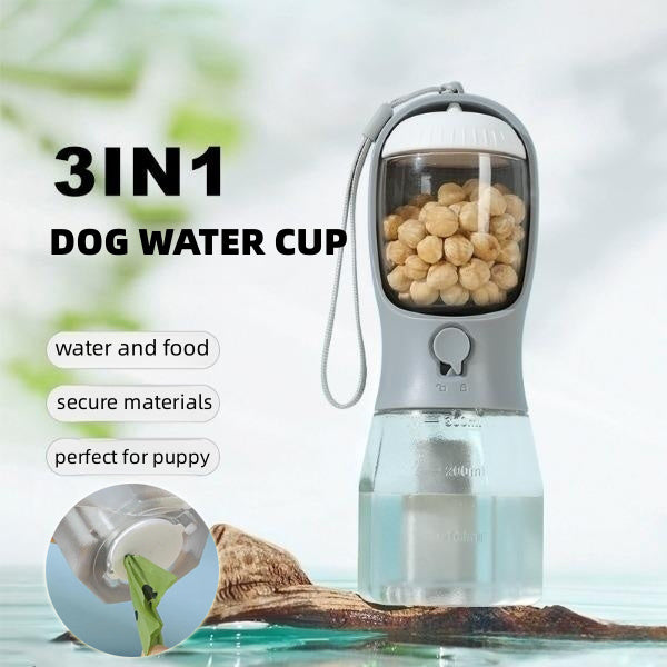 Multi-Functional 3-in-1 Pet feeding Cup - Happy Paws - Furbizzle