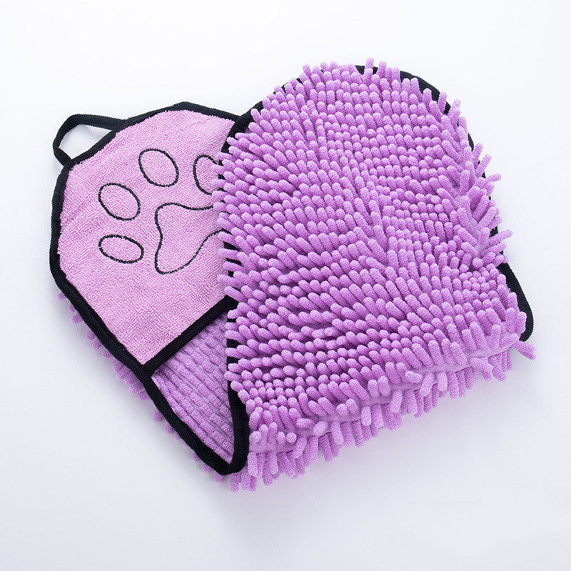 Super Absorbent Microfiber Pet Towels - Happy Paws - Furbizzle