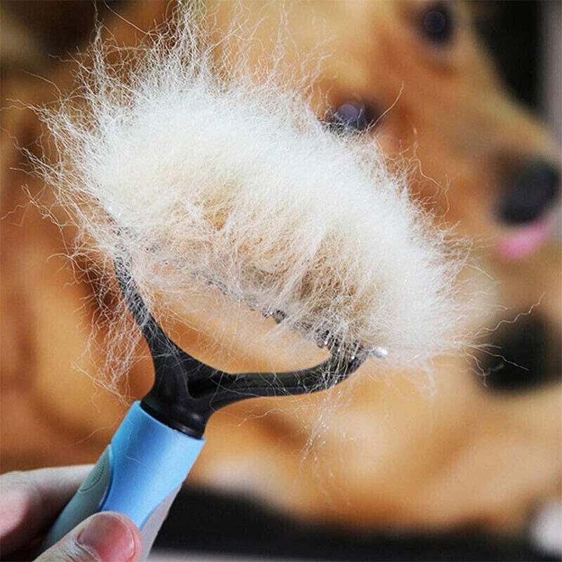 Double-Sided Grooming Brush & Deshedding Tool for Pets - Happy Paws - Furbizzle