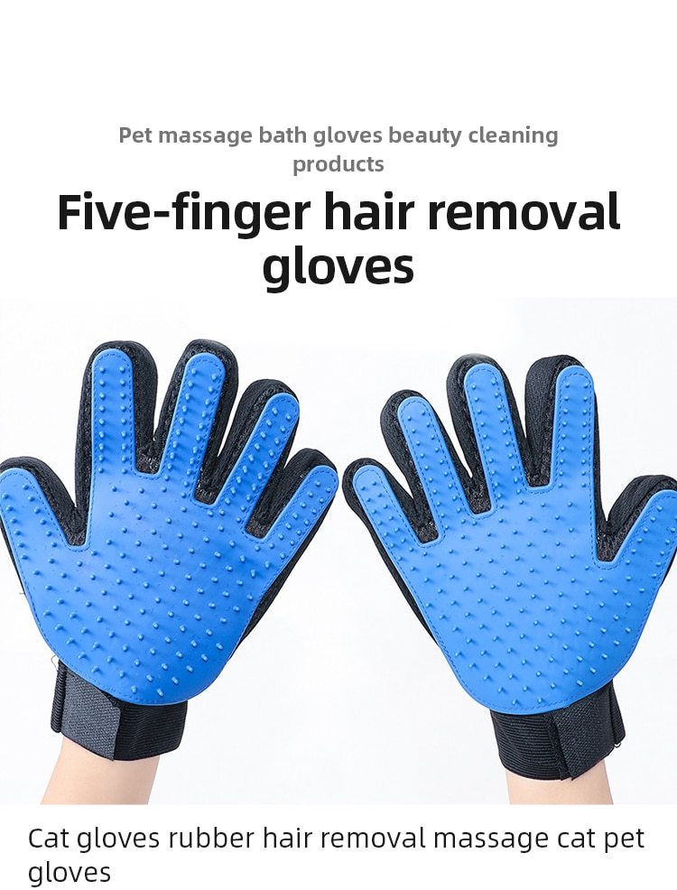 Pet Grooming & Massage Glove - Happy Paws - Furbizzle