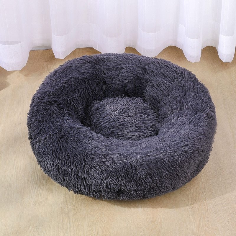 Ultra Soft Washable Plush Pet Bed - Happy Paws - Furbizzle