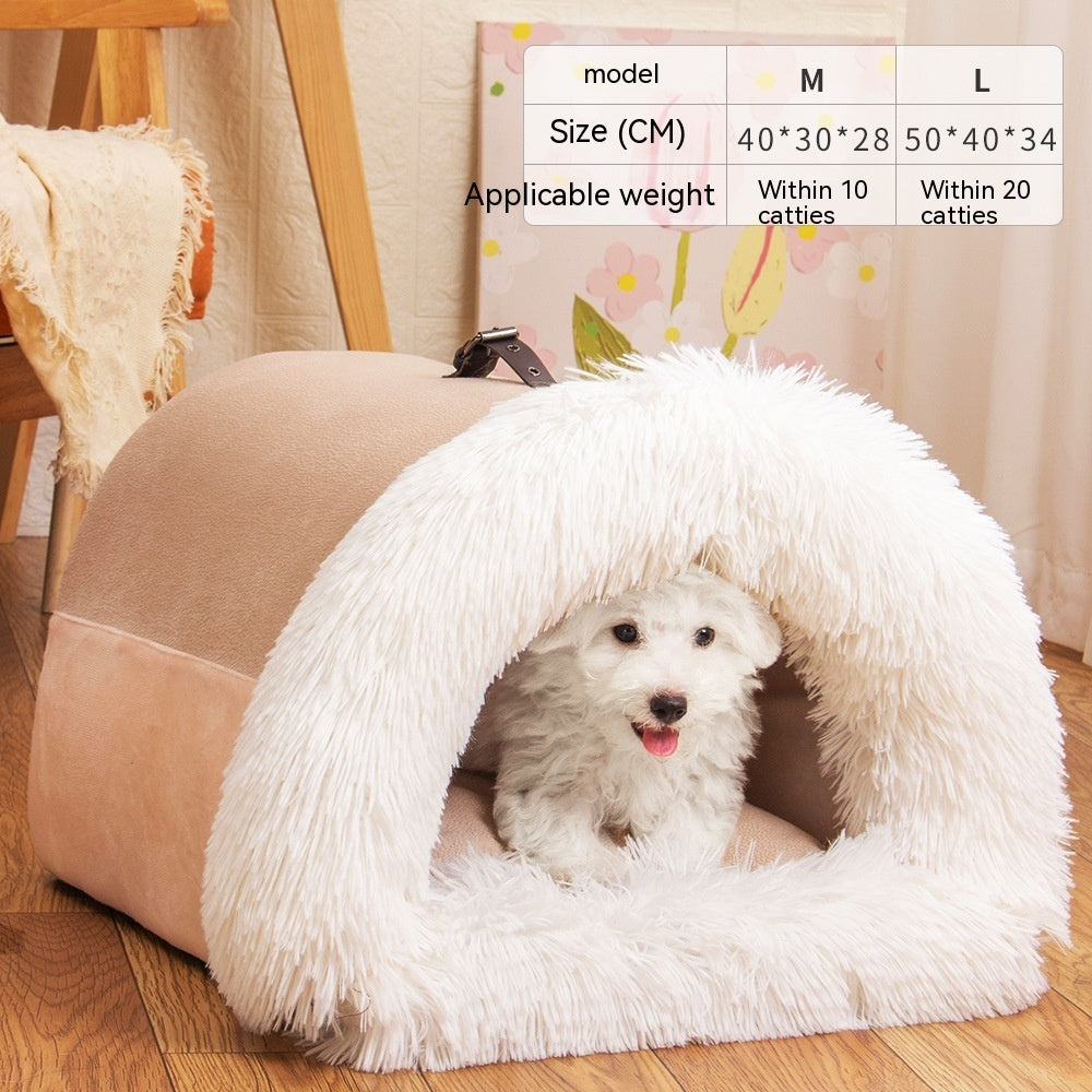 Portable Pet Nest with Moisture-Proof Design - Happy Paws - Furbizzle