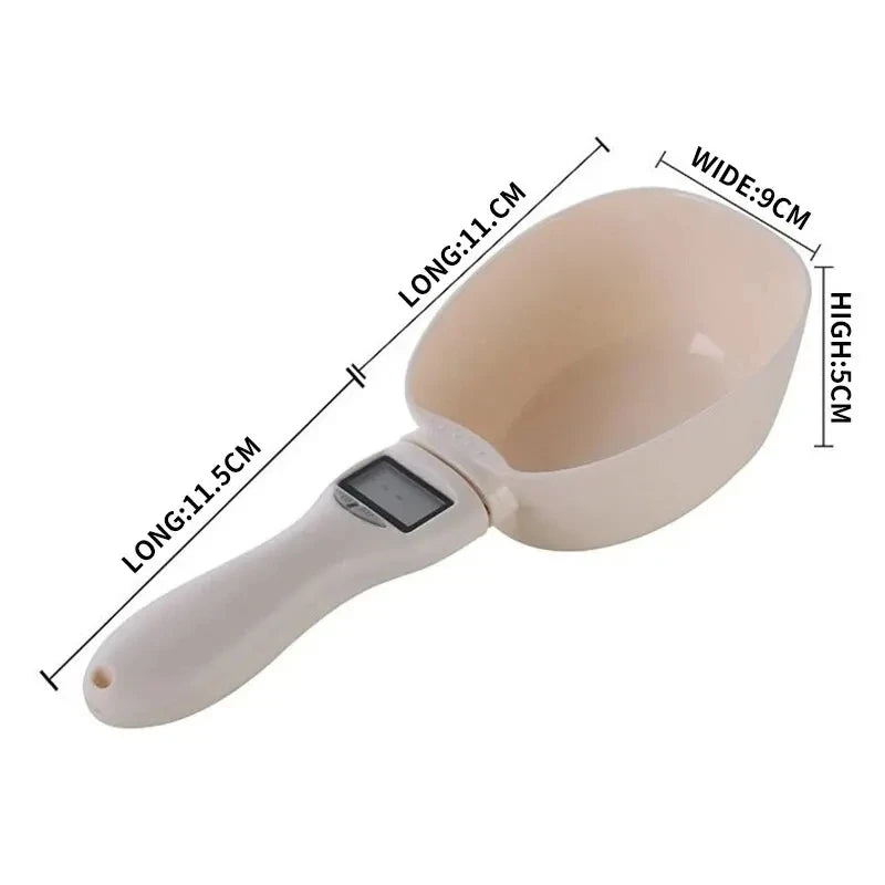 Digital Pet Food Measuring Spoon Scale - Happy Paws - Furbizzle