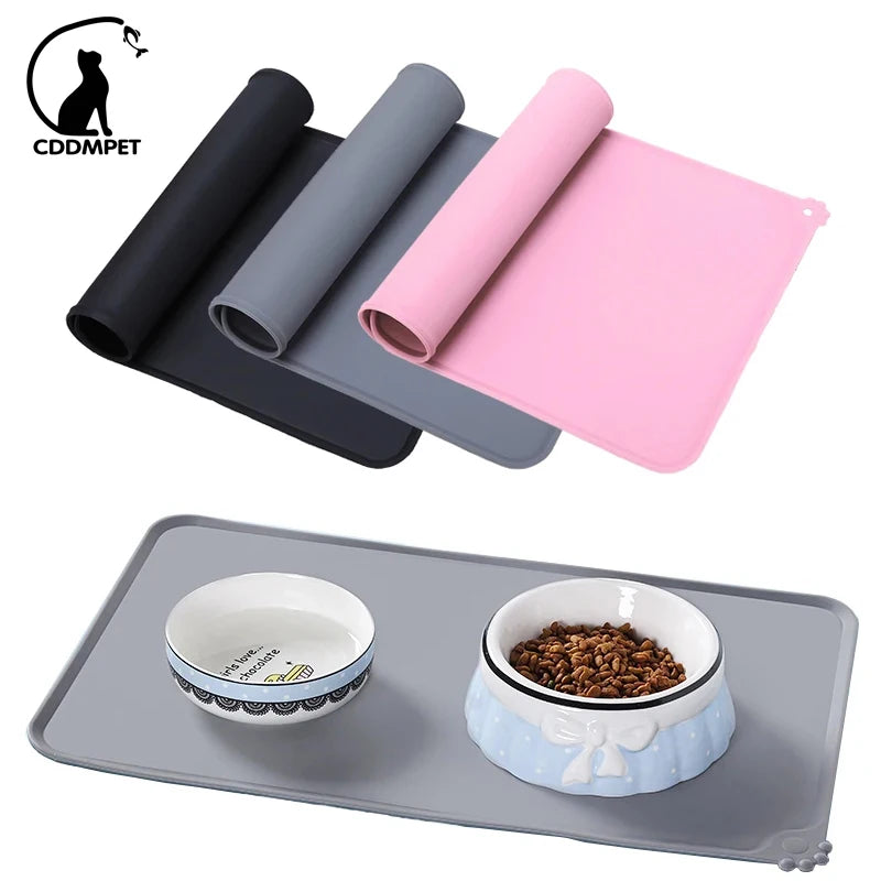 Non-Stick Silicone Pet Feeding Mat - Happy Paws - Furbizzle