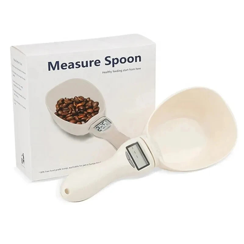 Digital Pet Food Measuring Spoon Scale - Happy Paws - Furbizzle