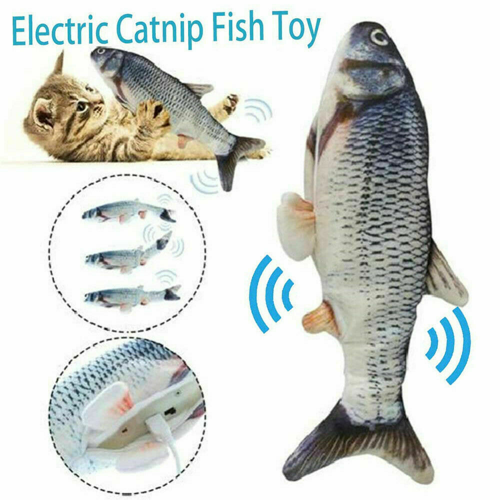 Realistic Electric Fish Cat Toy - Happy Paws - Furbizzle