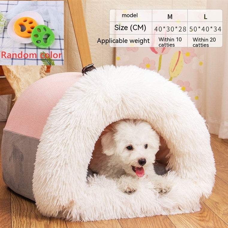 Portable Pet Nest with Moisture-Proof Design - Happy Paws - Furbizzle