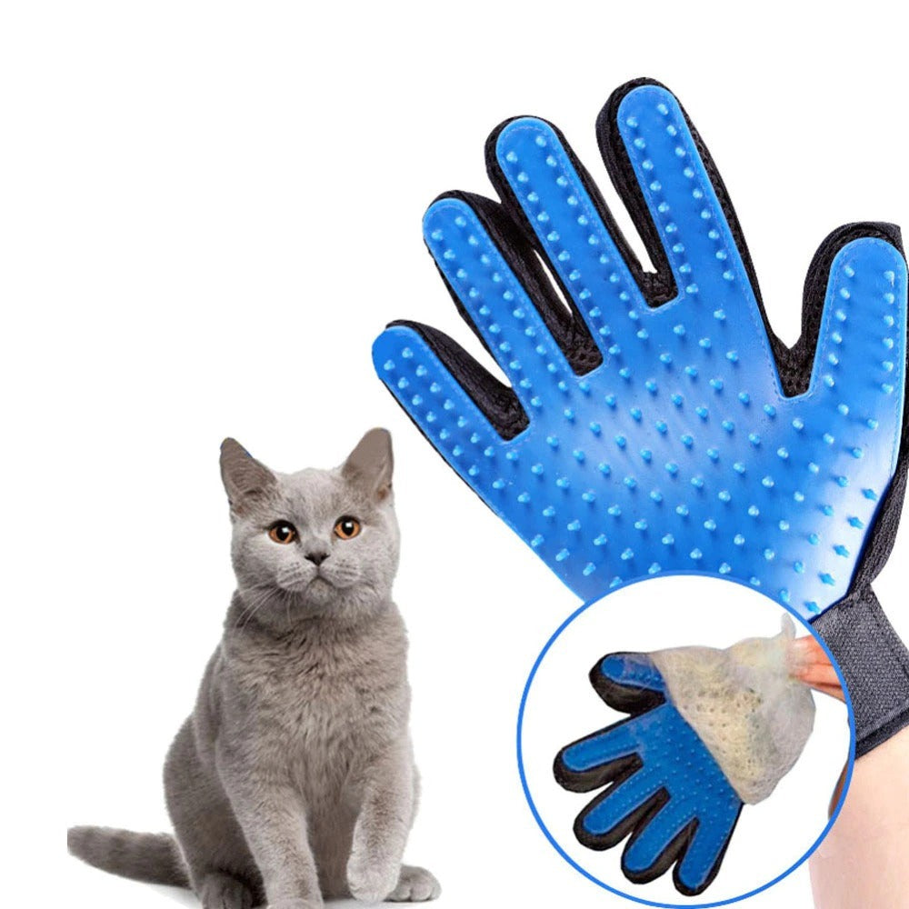 Pet Grooming & Massage Glove - Happy Paws - Furbizzle